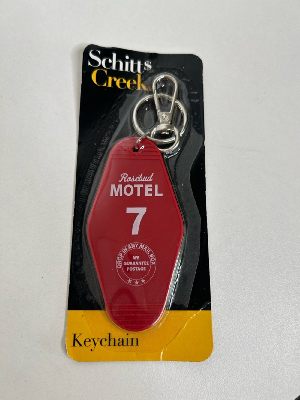Schitt's Creek Rosebud Motel Keychain - Red #7